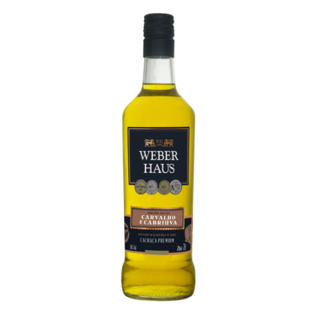 Cachaça Weber Haus Premium Carvalho e Cabriúva 700ml