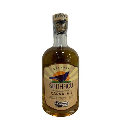 Cachaça Sanhaçu Orgânico Carvalho 375ml